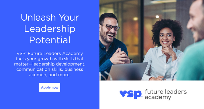 A VSP Vision branded graphic that states, 