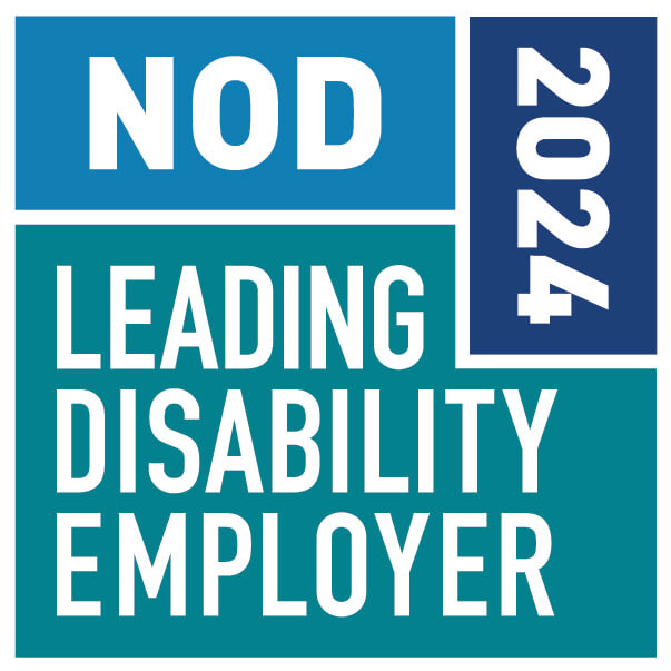 NOD 2024 Leading Disability Employer Logo