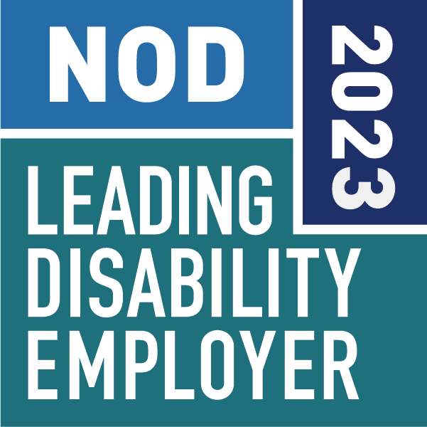 NOD 2023 Leading Disability Employer Logo