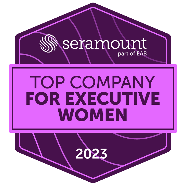 Seramount Top Company for Executive Women 2023 Logo