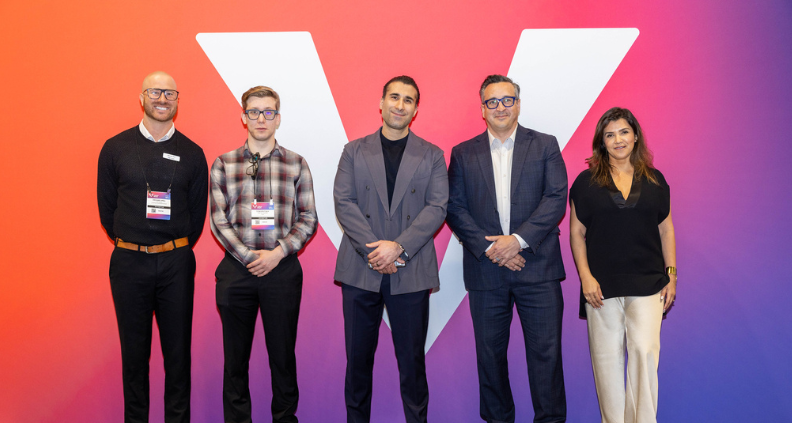 The finalists and host of the 2026 VSP Vision Innovation Challenge